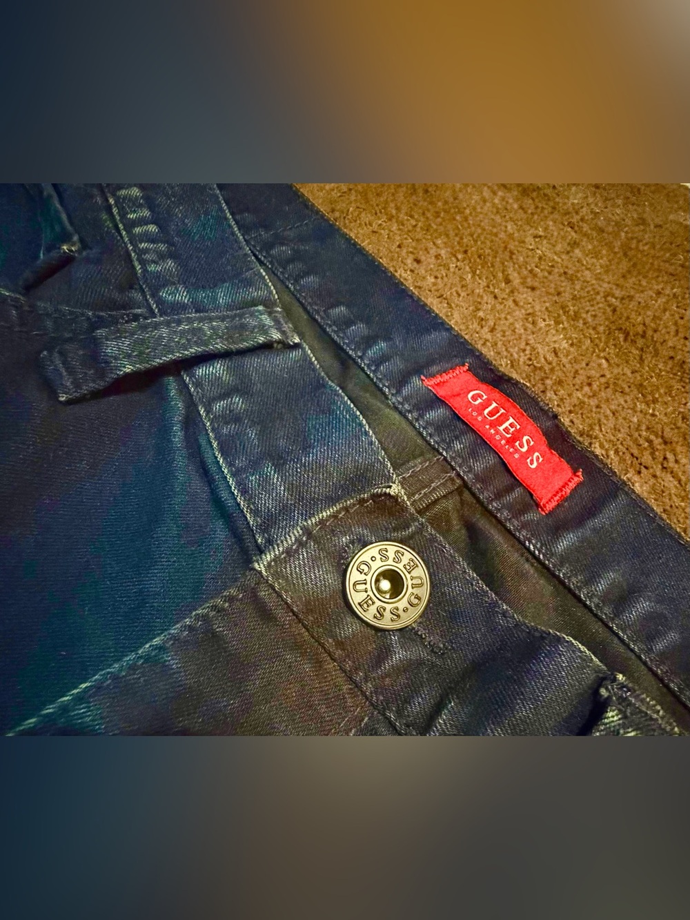 Men’s Straight Leg Guess Jeans: Dark Blue; Sz. 36” x 30” ***NEW W/O TAGS***